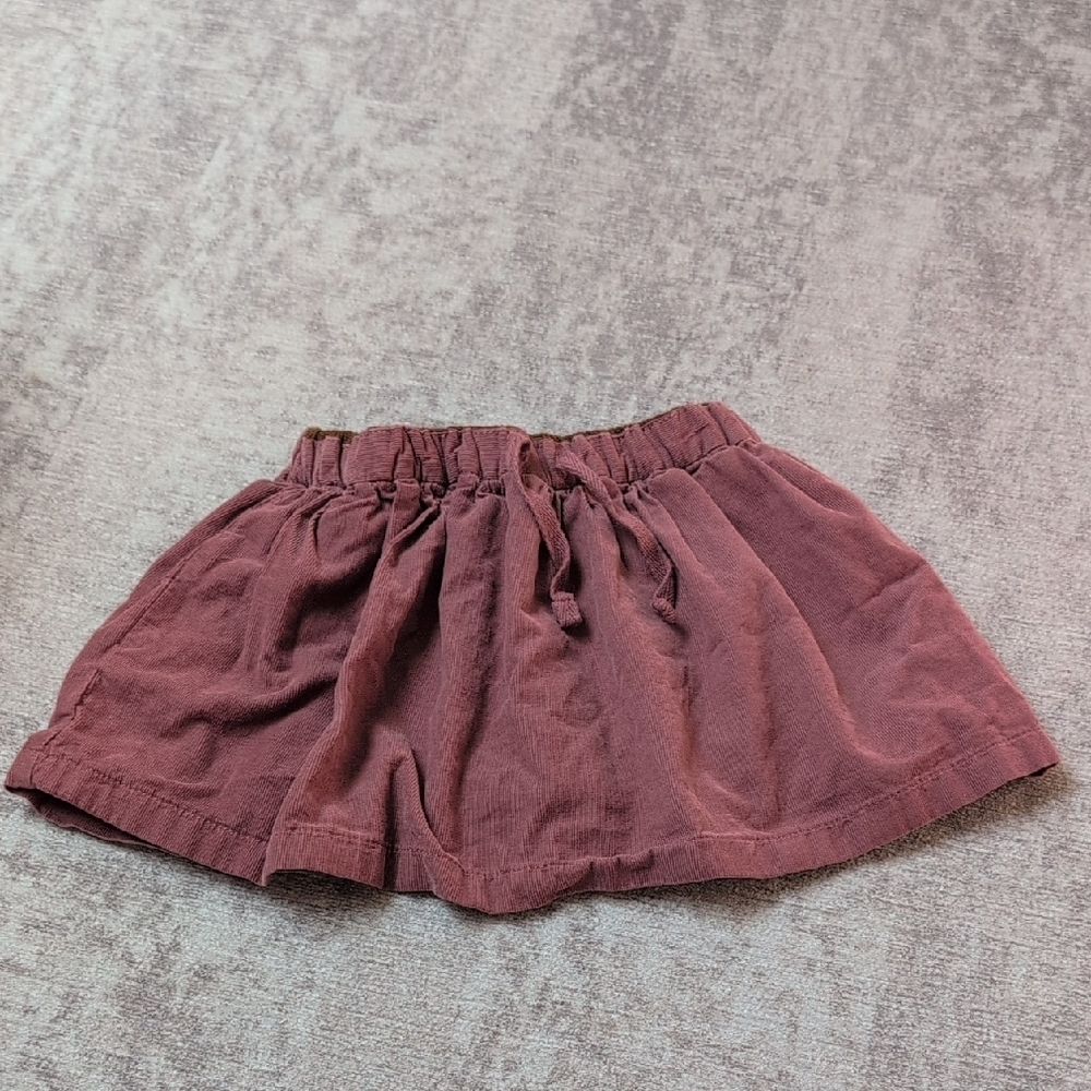 Zara Corduroy Skirt in Mauve 12-18M
